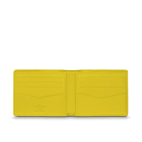 louis vuitton yellow wallet|louis vuitton colorful wallet.